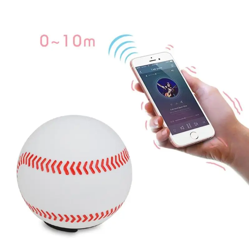 Спикер сферического типа с беспроводной Bluetooth 4,2 с поддержкой Hands free, вставляемая карта, функция вызова, динамик для звонков 200*150*150 мм