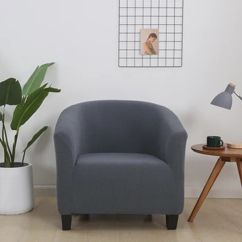 

Elastic Coffee Tub Sofa Armchair Seat Cover Protector Washable Furniture Slipcover Single Sofa Cover Sofa Elastic Covers