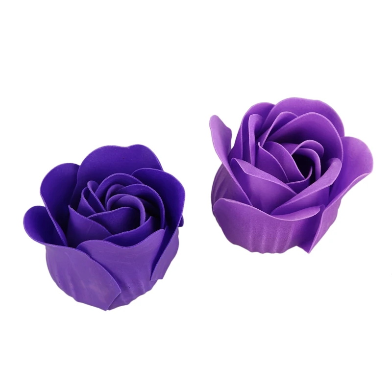 Домашний декор для ванной комнаты, ароматизированное мыло в форме цветка, лепестки роз на День святого Валентина, декоративные цветы, 100 шт = 1 Набор