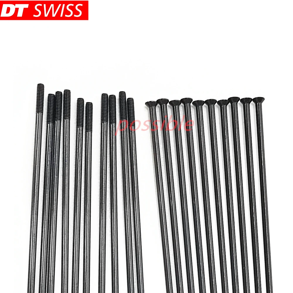 Bicycle spokes DT Swiss Champion 2.0 round spokes J-bend/straight pull head black bicycle with copper cap,bicycle spokes