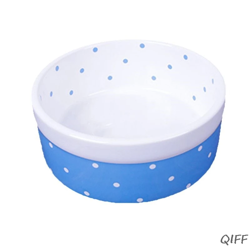 Керамическая миска для кошек/собак, миска для воды, миска для кошек, керамическая миска Y1AB - Цвет: BL