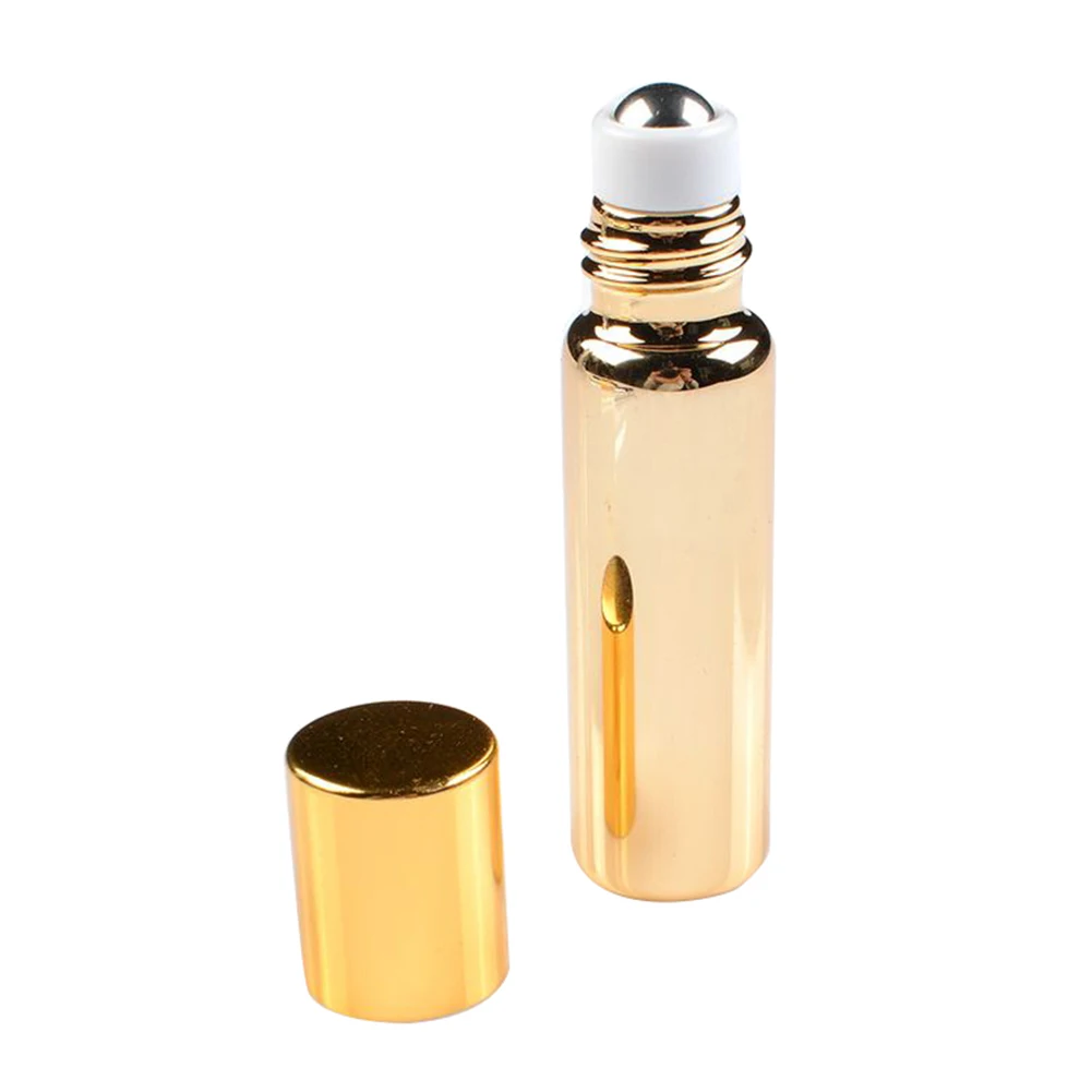 Mini Refillable Empty Makeup Glass Bottle With Eye Dropper Portable Glass Cosmetic Bottle Empty Essential Oil Storage Container