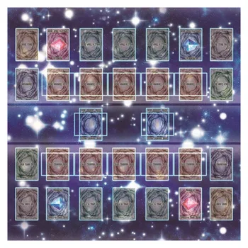 

60x60cm Rubber Play Mat For Kids Galaxy Style Competition Pad Playmat For Boys Girls Play Yugioh Accessories Gift Cards #BL5