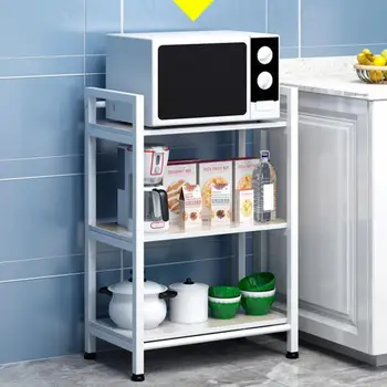 

Kitchen Shelves On The Floor, Non-punching Condiment Countertops, Ovens, Storage Cabinets, Artifacts, Microwave Ovens, Multi-sto