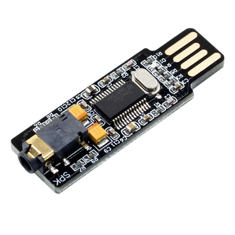 Мини PCM2704 USB Аудио Звуковая карта DAC декодер плата Бесплатный диск - Цена: 
