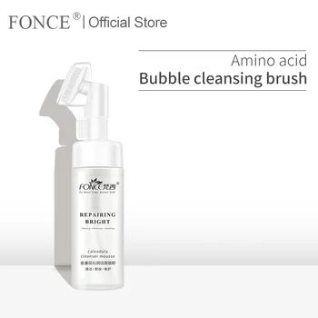 

Fonce Calendula Amino Acid Cleansing Mousse With Brush Head Deep Cleansing Remover Bubble Cleanser