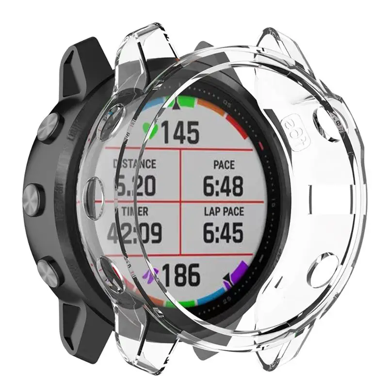 Для Garmin Fenix6S/Fenix6S мягкий кристально чистый ТПУ защитный чехол рамка аксессуары для умных часов