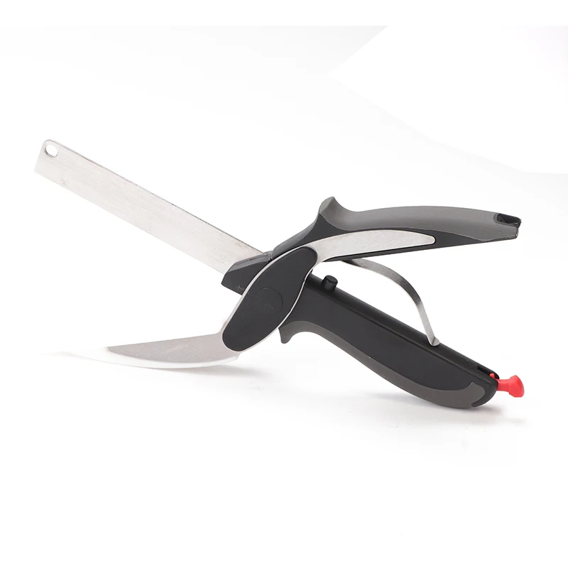 Многофункциональный умный ножницы 2 в 1 разделочная доска универсальный резак из