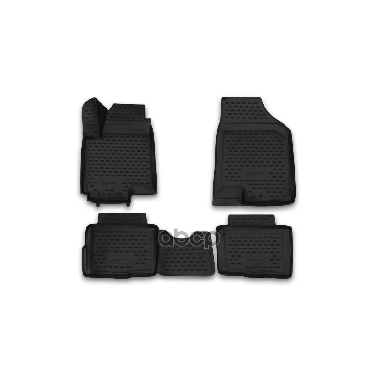 Коврики 3d В Салон Kia Soul(I) 2008-, 4 Шт.(Полиуретан) ELEMENT арт. NLC.3D.25.25.210