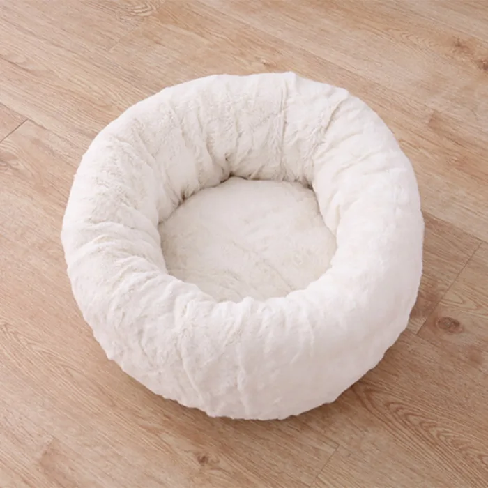 Теплый пончик Cuddler Кошки Собаки Кровать Плюшевая Собака Успокаивающий кровать любимчика спальный коврик SEP99