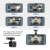 J16 Car DVR Video Recorder Dash Camera 1080P Rear View Dual Lens 3.6 Full HD G Sensor Portable Cycle Recording Dash Cam Dashcam