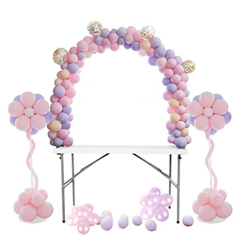 

11.5cm Wedding Party Decoration Plastic Tube Table Arch Balloon Clips Sets Kits