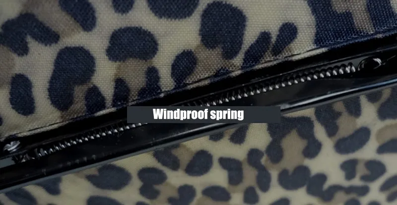 Fashion Leopard Pattern Women Rain Umbrella 10-Rib Super Windproof Anti UV Parasol Luxury Male 3 Folding Automatic Umbrella14