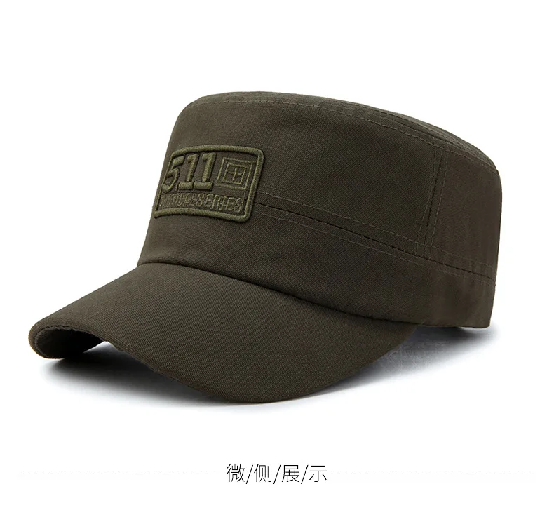 Ретро Военная кепка мужская корейский стиль Duckbill Hat-камуфляжная шляпа Открытый ветер козырек надпись вышитые