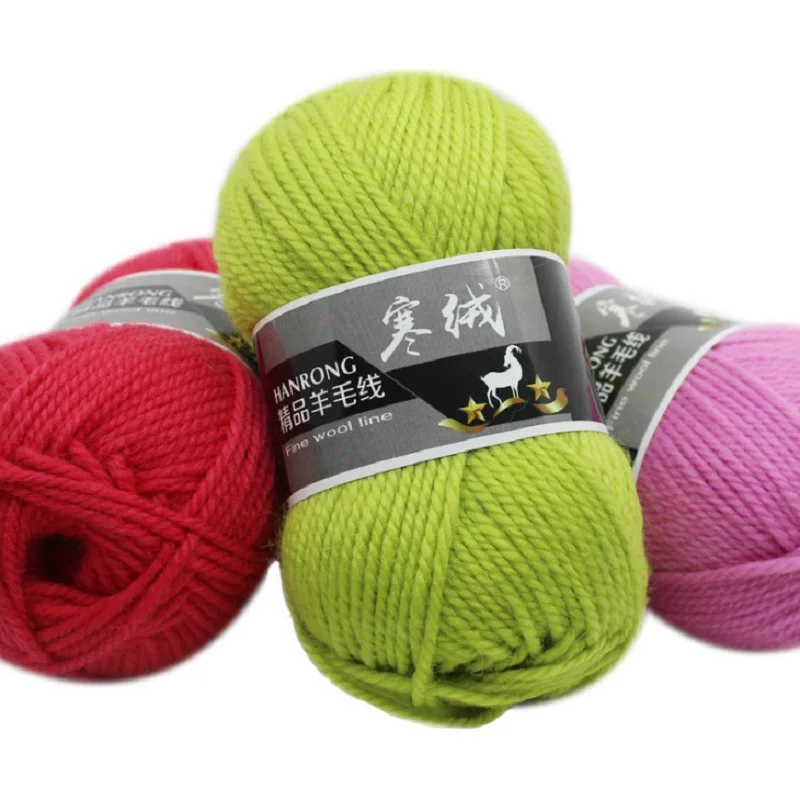 

7s/3 90% wool and 10% cotton Blended Super Soft Hand Knitting yarn for sweaters