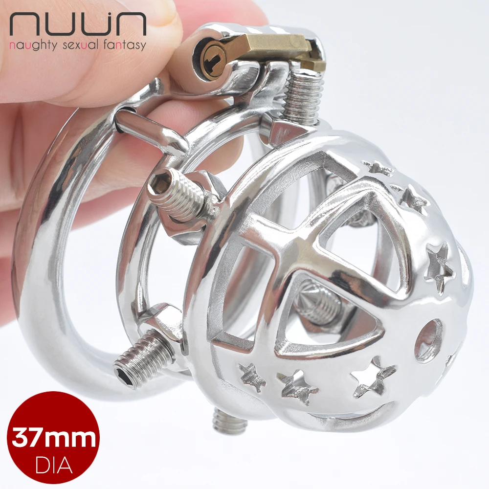 NUUN Клетка для члена с шипами стоячая отрицание порочного мужского целомудрия
