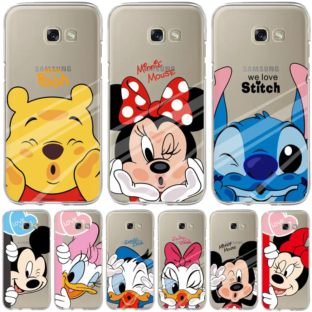 Cute Cartoon Case For Samsung Galaxy A3 A5 A7 2016 2017 A6 A8 Plus A9 2018 A10 A20 A30 A50 A40 A70 A60 Soft TPU Silicone Cover |