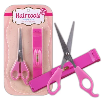 

1Set New Bangs Cutting Tool Hair Trimmer Clipper Comb Guide +Cute Level Ruler Hair Accessories Fashion Home Use Haircut Tools