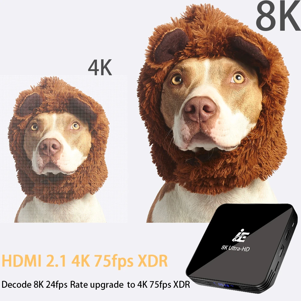 Transpeed Android 9 0 8K 4K ТВ коробка 4GB 64GB Youtube Bluetooth 4 1 1000 м 2 г и 5G Wi Fi Amlogic S905X3 Set top TV BOX
