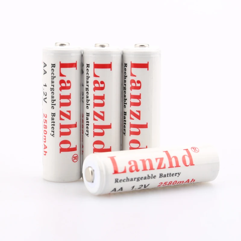 4 шт./лот батарея AA 1,2 V aa батарея Pro AA 2580mAh 1,2 V Ni-MH для игрушка-фонарик предварительно нагреваемые литиевые аккумуляторы