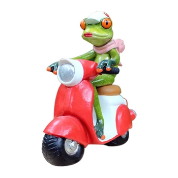 

Exquisite Resin Frog Statues Figurines Frog Animal Figure Decoration Ornament for Shelves Table Desk Decor Collectible Figurines