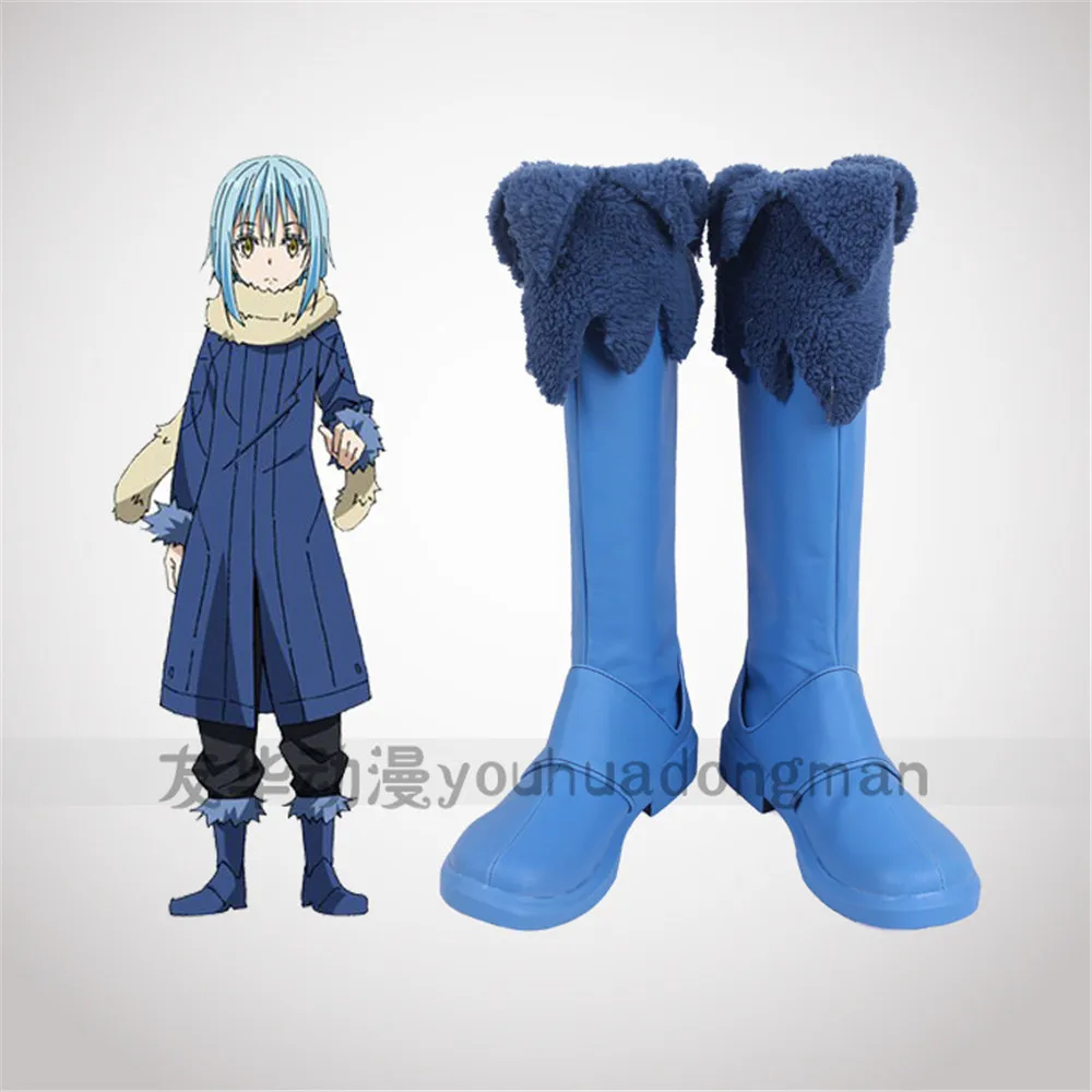 

Anime Tensei shitara Slime Datta Ken Rimuru Tempest Cute Cosplay Rimuru Tempest shoes Custom men's and women's cartoon shoes