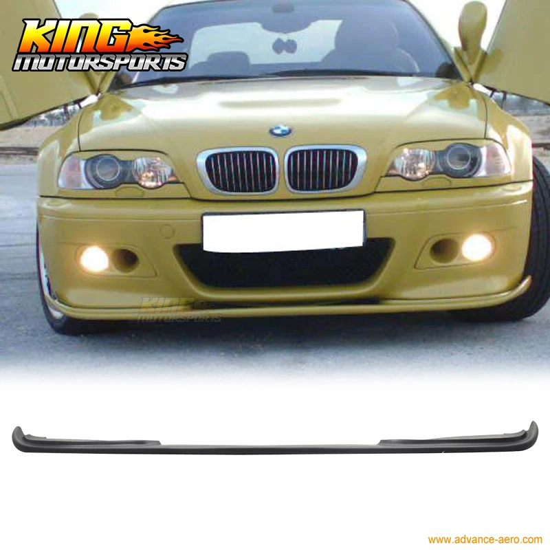Уретановый передний бампер спойлер H подходит для 01 06 BMW E46 M3 PU Bodykit|spoiler for bmw|spoiler bmw