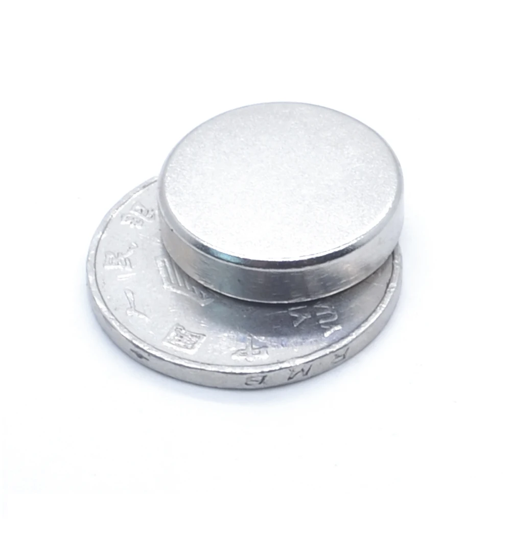 100 штук. 20*5 м 20 мм x 5 мм Прочный держатель с магнитным креплением диск из редкоземельного металла Ndfeb Neo перманентнеы неодимные магниты
