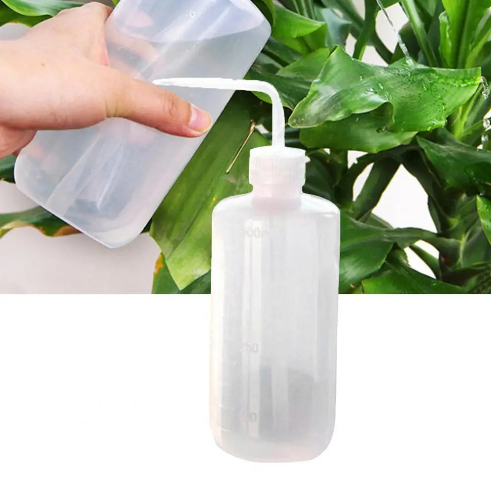250/500ml Watering Can Curved Spout Plastic Watering Can Squirt Squeeze Spray Bottle Watering Can Watering Irrigation 1