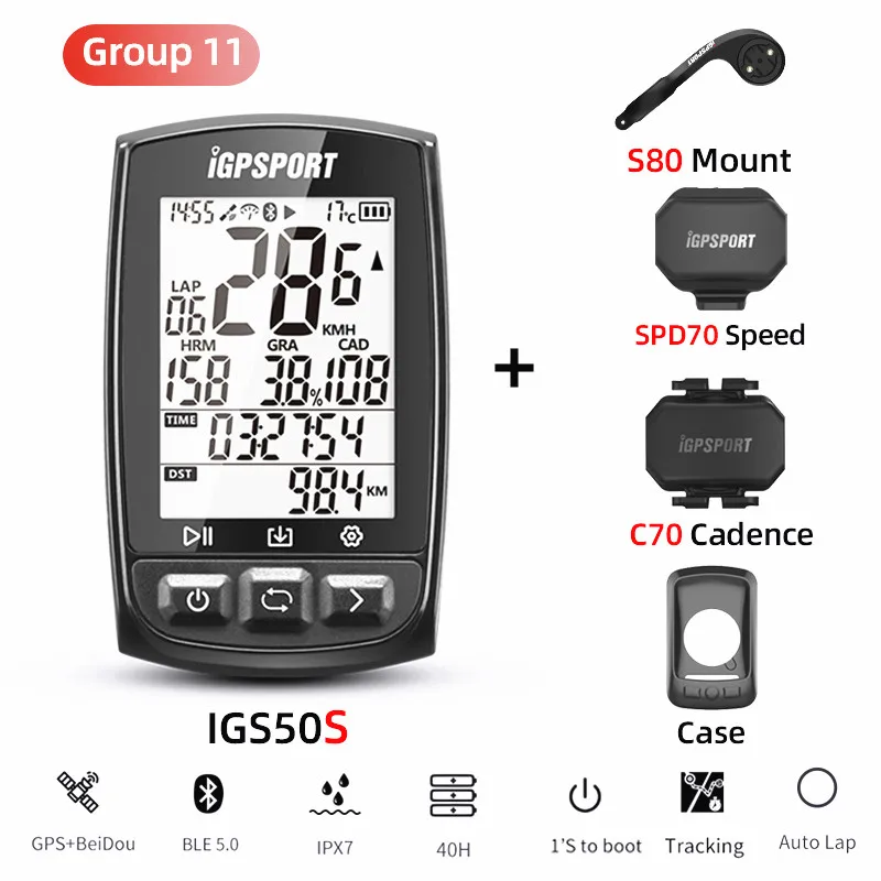 IGPSPORT GPS IGS50E Bike Cycling Computer Bicycle Stopwatch Speed Cadence Sensor IGPSPORT GPS IGS50E Bike Cycling Computer Bicycle Stopwatch Speed Cadence Sensor