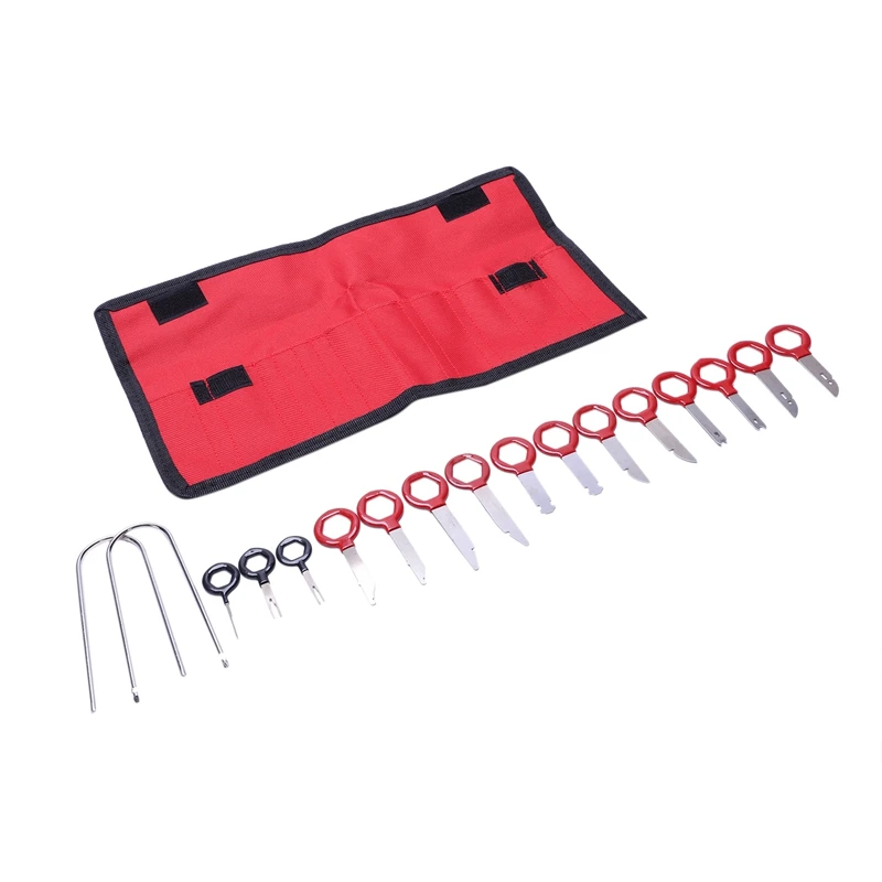 

17Pcs Professional Car Radio Audio Stereo Cd Player Removal Key Tool Kit