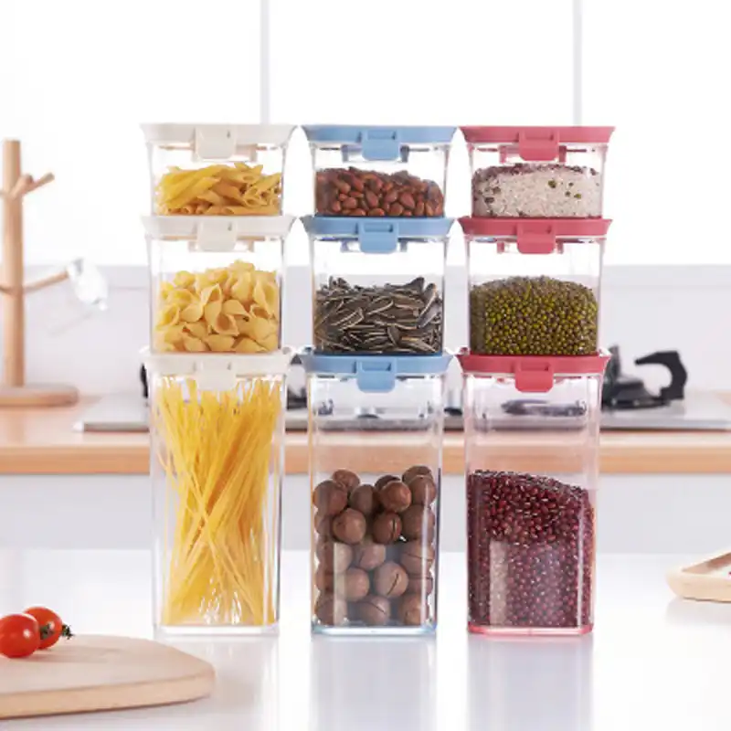 正方形ミニ冷蔵庫の野菜室収納ボックスpp食品収納ボックスキッチンシールボックス弁当粒タンクソートコンテナ Bottles Jars Boxes Aliexpress