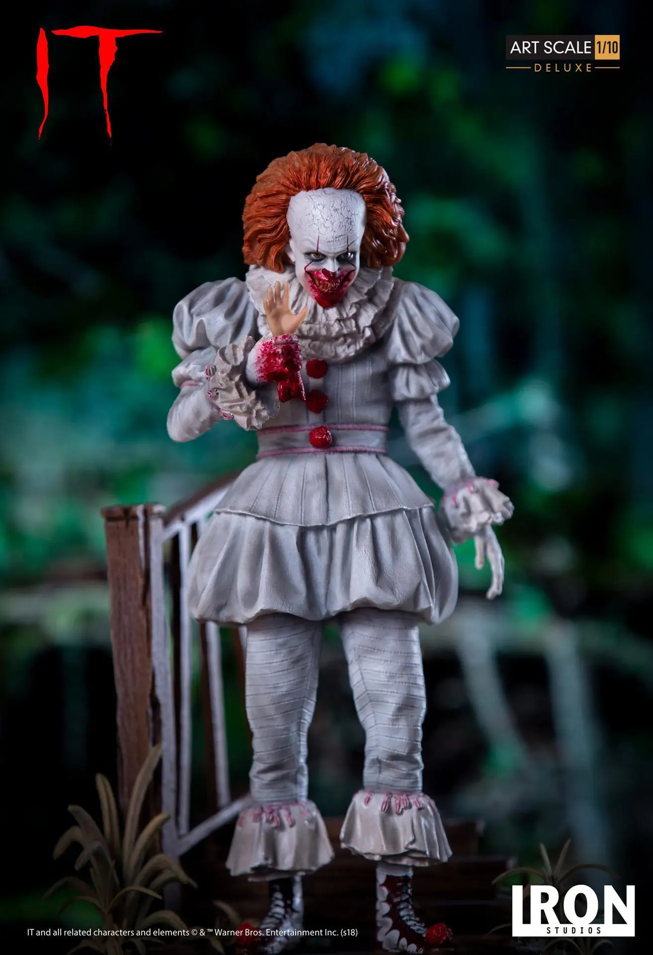 Железный Neca IT Stephen King's It Delux Pennywise статуя клоуна фигурка игрушки