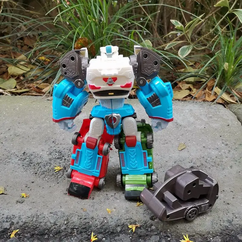 Новый автомобиль робот игрушки черный Tobot 4 в 1 трансформационный слияние