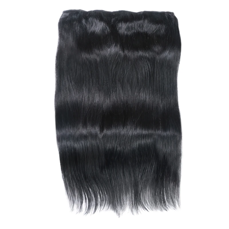 Hair Straight Clip In Human Hair Extensions #1#1B #4 #8 #613 #27 #32 Remy 5 Clips in 1 piece Human