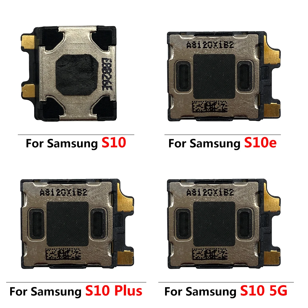 2Pcs Front Top Earpiece Earphone Ear Speaker Sound Receiver Repla Samsung S20 Ultra S10 S9 S8 Plus S7 edge earpiece replacement parts earpiece speaker loudspeaker earpiece speaker