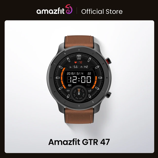 Global Version Amazfit GTR 47mm Smart Watch 5ATM New Smartwatch Long Battery Music Control For Android IOS Phone 2