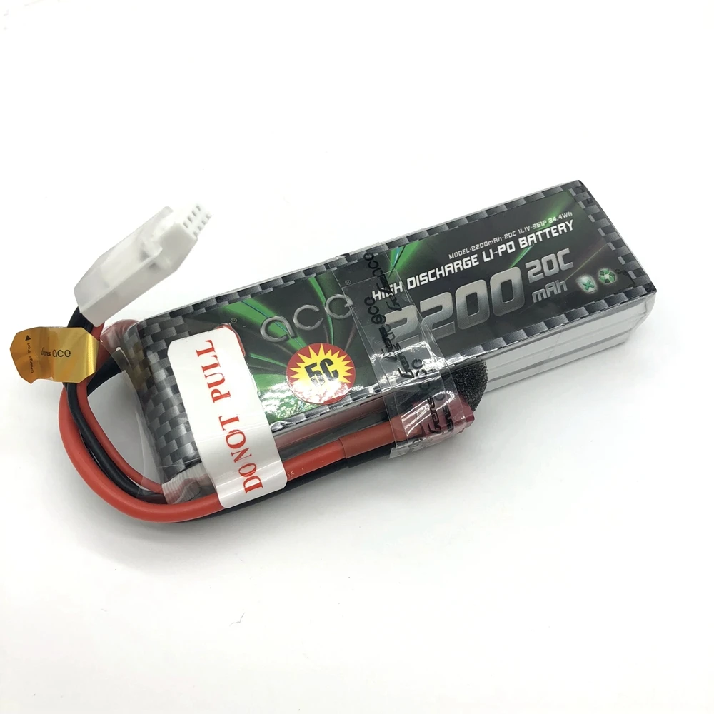 RC самолет ACE GE аккумулятор 11,1 v 1000mAh 1300mah 25c 1550mah 25c 2200mah 20c 14,8 v 3300mAh 25c - Цвет: 11.1v 2200mah 20c