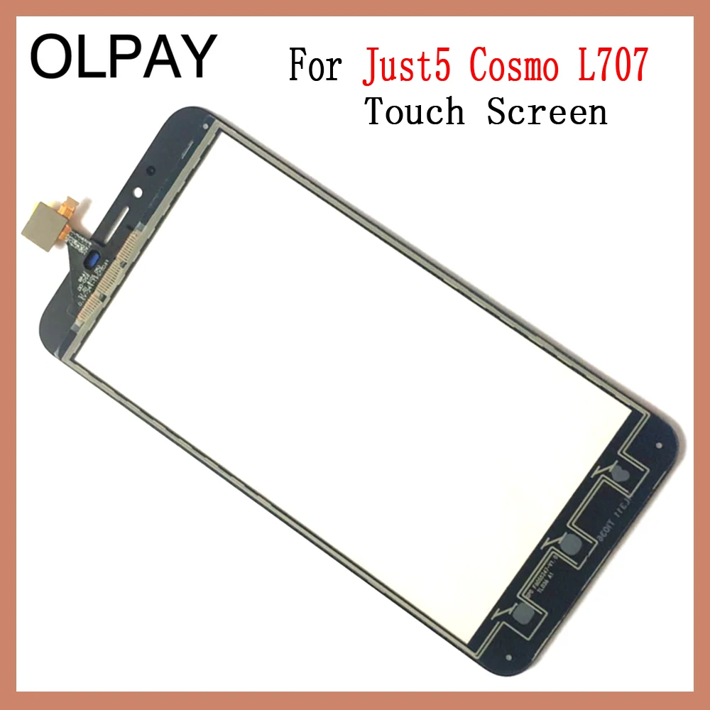 OLPAY 5," мобильный сенсорный экран для Just5 Cosmo L707 сенсорный экран дигитайзер панель передняя внешняя стекло объектив сенсор ремонт