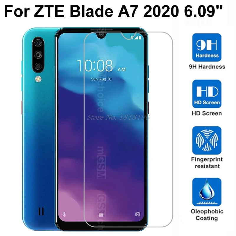 Закаленное стекло для ZTE Blade A7 2020 Защитное экрана 2.5D 9H Премиум BLADE защитная