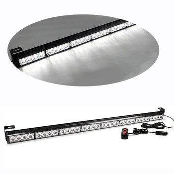 

36" 32 LED Emergency Flashing Light Advisor Strobe Beacon Safety Warning Light Bar 32LED 12V White