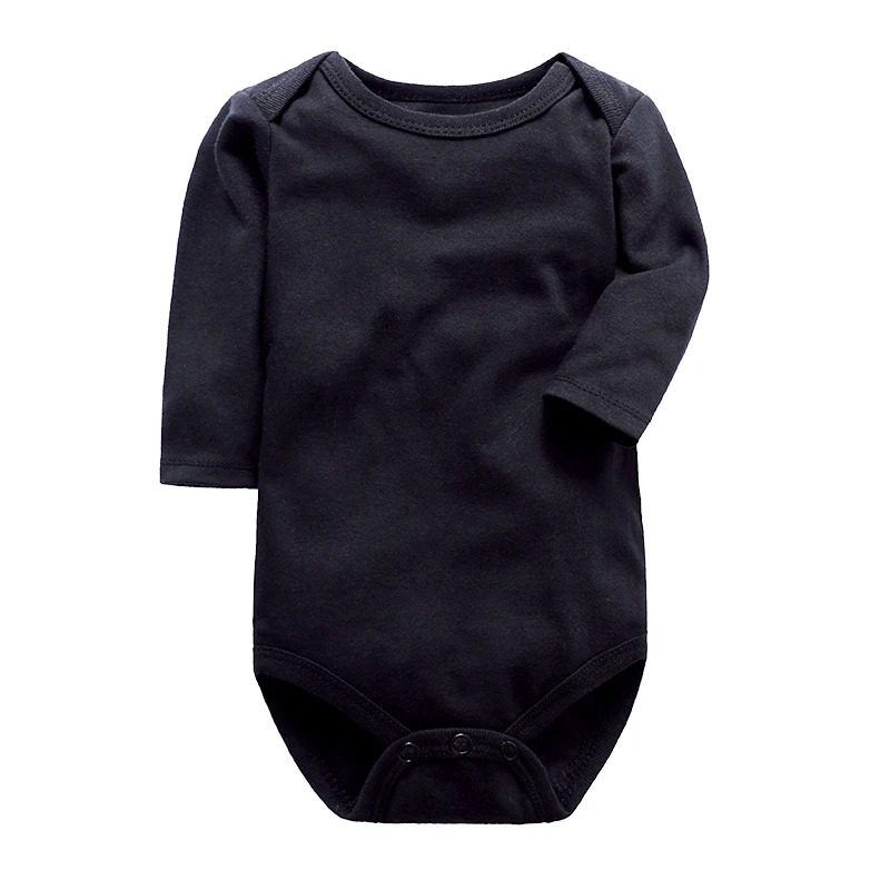 Одежда с длинными рукавами для маленьких девочек; Комбинезон для маленьких мальчиков; цельнокроеный комбинезон для новорожденных и малышей 0-24 месяцев - Цвет: A136-0019