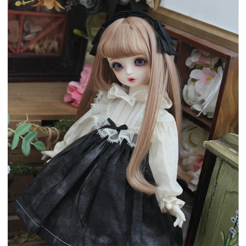 BJD clothes doll simple dress + hair band for 1/3 1/4 1/6 SD DD Blyth accessories | Игрушки и хобби