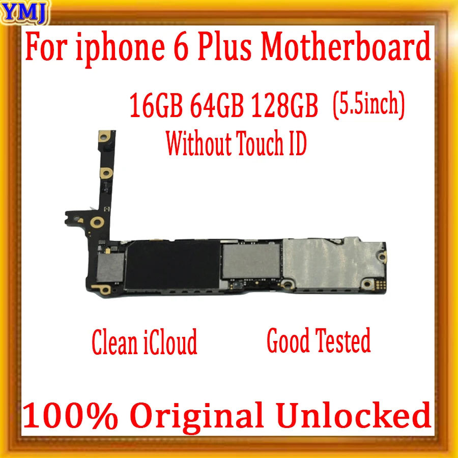 Бесплатная iCloud для iPhone 6 Plus 5 дюймов материнская плата с/без Touch ID оригинальная