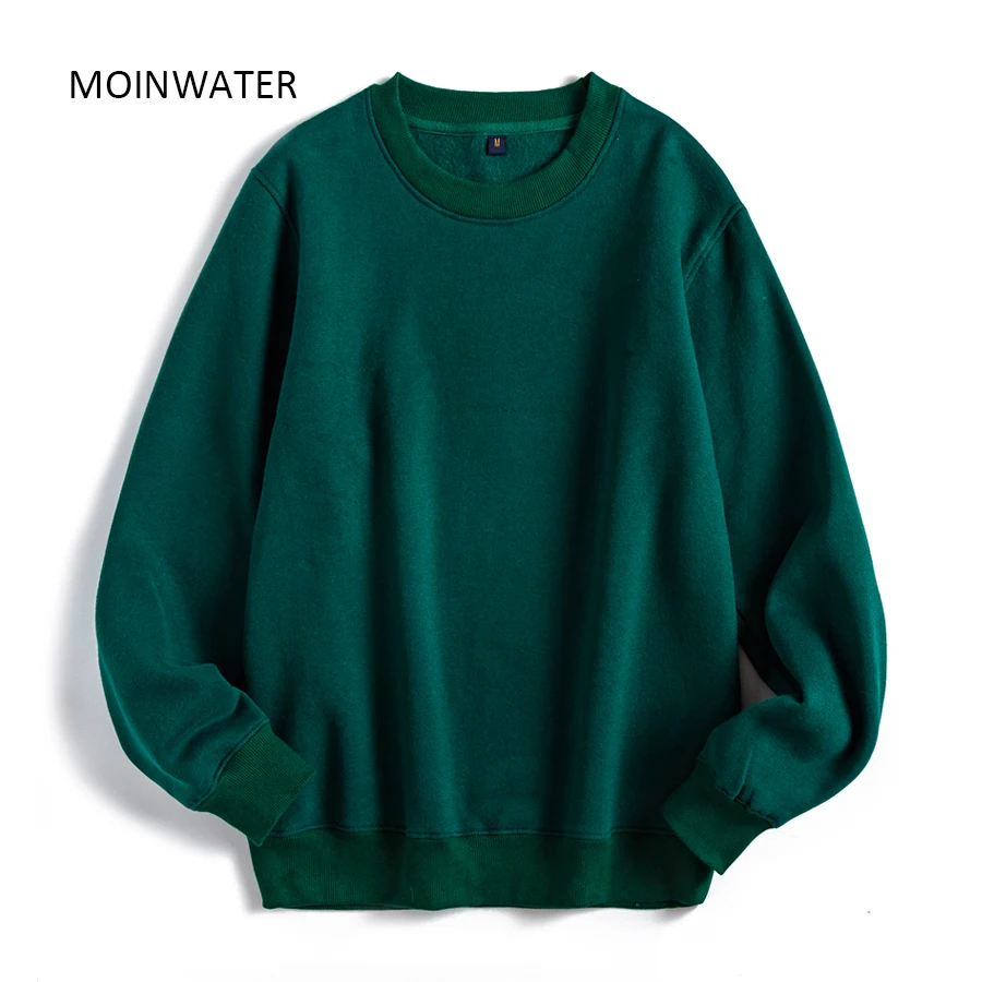 

MOINWATER Women New Fleece Warm Hoodies Lady Casual Streetwear Sweatshirt Female Thick Tops Outerwear for Winter MH2013