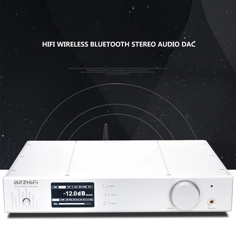 BRZHIFI NCX10 AK4499 USB DAC Bluetooth 5,0 усилитель 2,0 DSD256 HiFi Heaphone усилитель оптического волокна коаксиальный вход