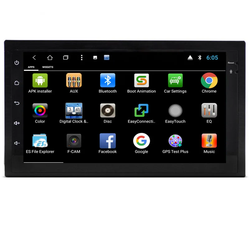 Discount NaviTopia 1024*600 7inch 8 core RAM 2G ROM 32G Android 8.1 Car Radio player for 2Din Universal With Wifi/Maps 5