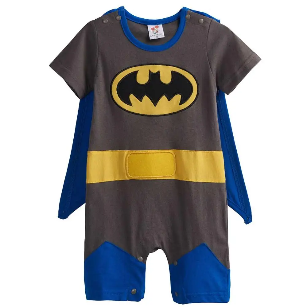 Костюм Джокера для маленьких мальчиков; комбинезон для младенцев; милый комбинезон с Бэтменом; карнавальный костюм; вечерние комбинезоны; костюм Робина для детей 0-24 месяцев - Цвет: Batman1