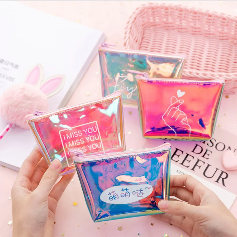 2019 Fashion Womens Lady Kid Coin Wallet PVC Small Mini Pouch Zipper Money Key Earphone Line Holder Purse | Багаж и сумки