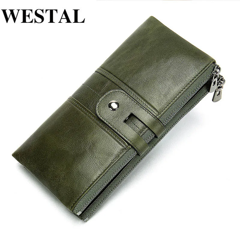 WESTAL Women's Wallet Genuine Leather Wallets Female Portomonee Coin Purse Long Clutch Purses Phone Card Holder Carteras WESTAL Women's Wallet Genuine Leather Wallets Female Portomonee Coin Purse Long Clutch Purses Phone Card Holder Carteras